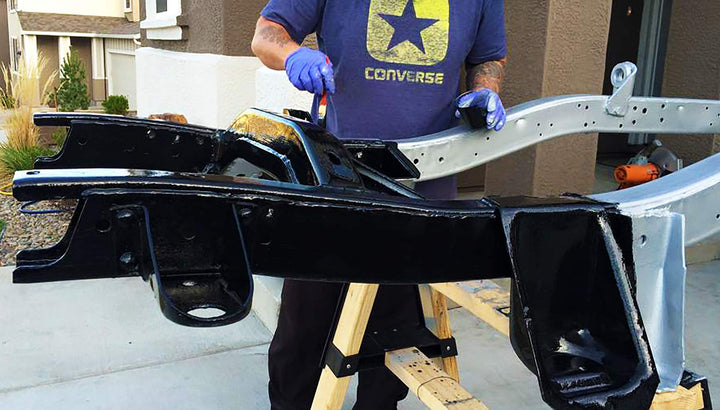 BlackShell - Gloss Black Rust Inhibitor, Rust Preventive Coating - 4 oz - UV Resistant Rust Treatment - Rust Inhibitor Paint
