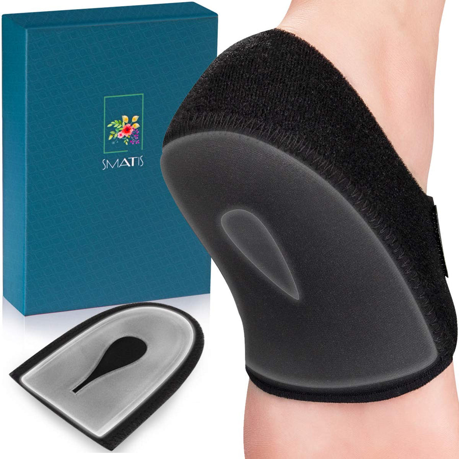 Heel Protectors, Gray Heel Cups for Heel Pain, 2PCS Heel Cushion for Plantar Fasciitis Achilles Tendonitis Bone Spur Aching Feet Relieve Heel Pain(Size: Women 6-11 + Men 6-10)