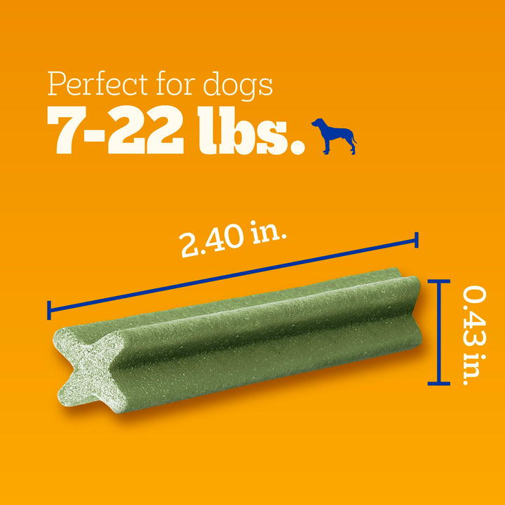 Dentastix Small and Toy Breed Dog Treats, Fresh Flavor, 1.54 lb. Bag (102 Treats)