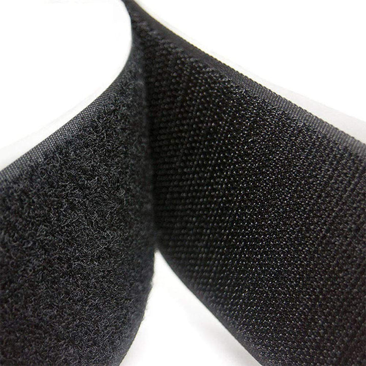 Hook and Loop Tape 3/4 Inch x 23 Feet Each Roll Heavy Duty Adhesive Industrial Strength Hook Loop Strip Mounting Tape for Indoor and Outdoor Black (HTB030)