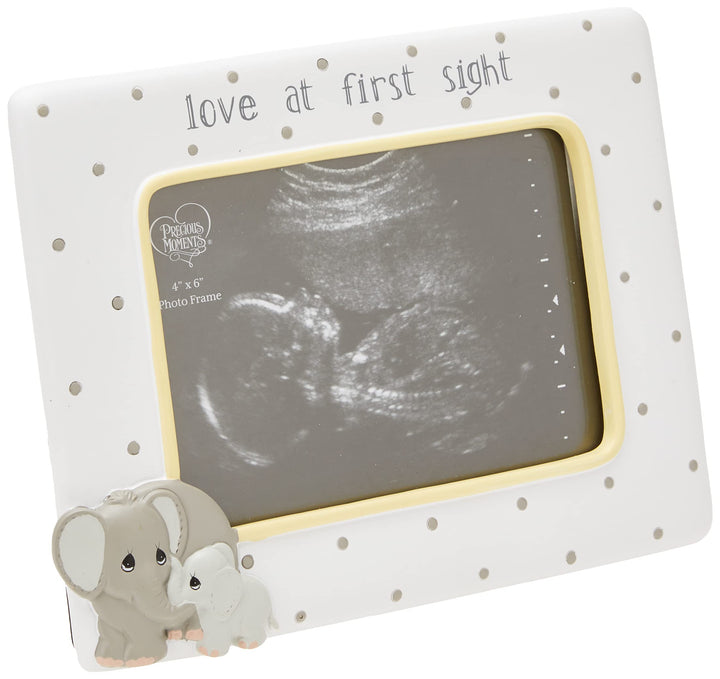 Elephant Love at First Sight Ultrasound 4 x 6 Resin & Glass 183407 Photo Frame, One Size, Multi