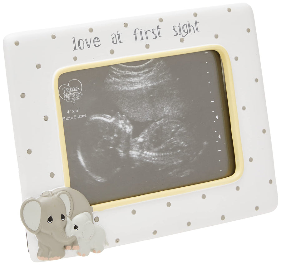 Elephant Love at First Sight Ultrasound 4 x 6 Resin & Glass 183407 Photo Frame, One Size, Multi