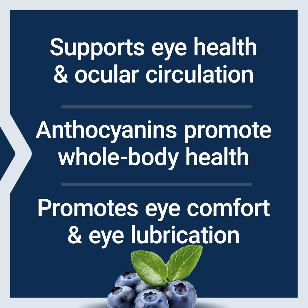Standardized European Bilberry Extract, 100 mg, MirtoSelect®Vaccinium myrtillus, Eye Health, Circulation, Lubrication, Gluten-Free, Non-GMO, Vegetarian, 90 Capsules