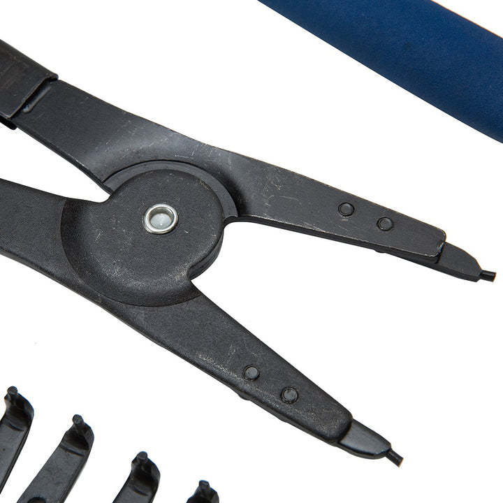 16 Inches Heavy Duty Snap-Ring Pliers External and Internal Pliers, Straight, 45°, 90° Tips