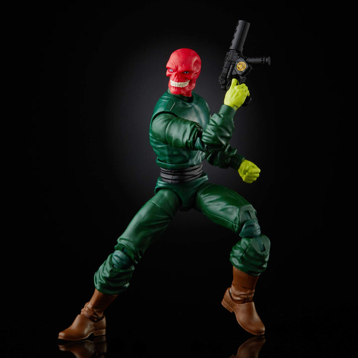 Hasbro Hasbro Legends Series 6-inch Collectible Action Red Skull Figure and 7 Accessories and 1 Build-a-Figure Part, Premium Design