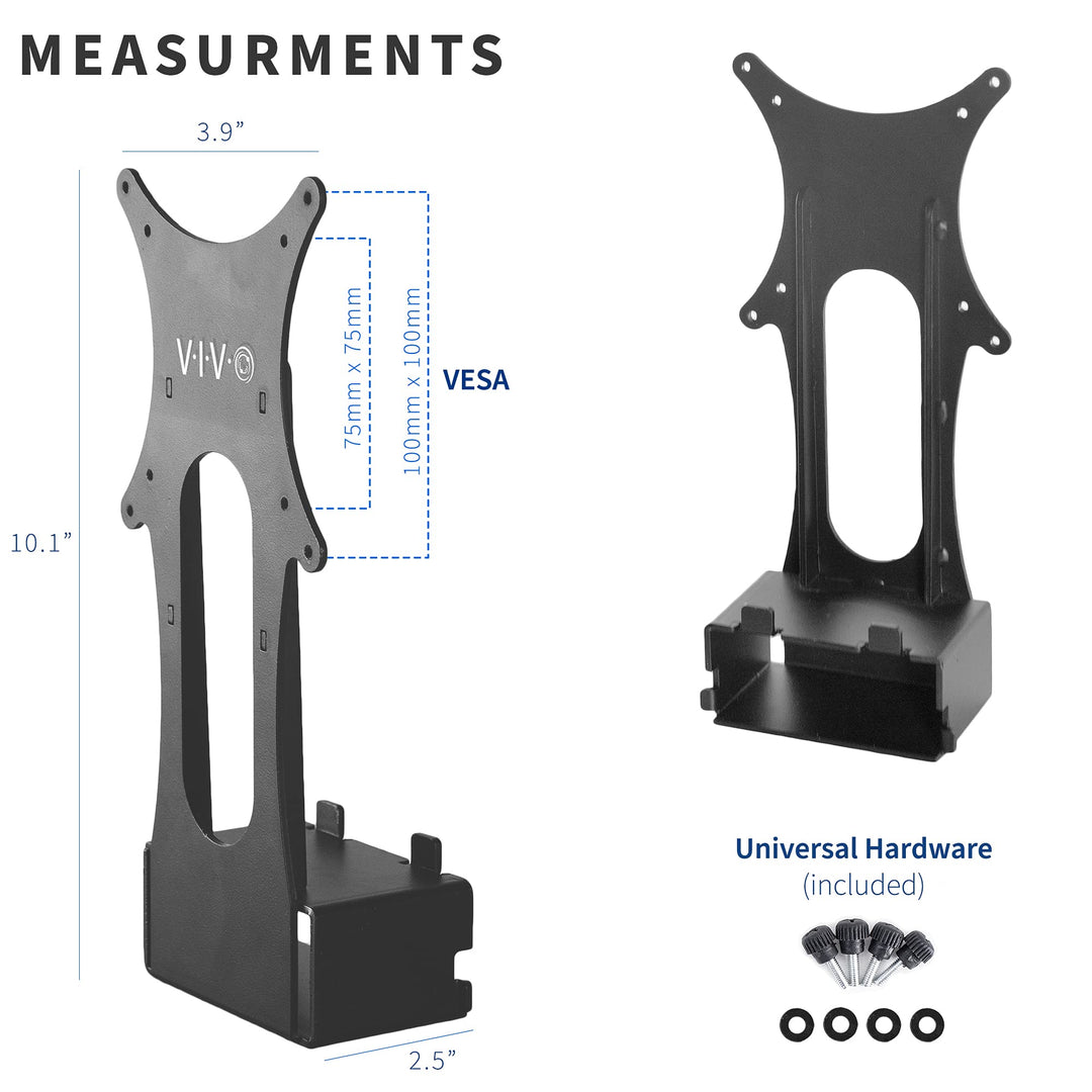 Quick Attach VESA Adapter Plate Bracket Designed for Samsung T55 Series Monitors, VESA up to 100x100, Black, MOUNT-SGT55
