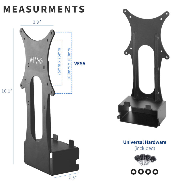 Quick Attach VESA Adapter Plate Bracket Designed for Samsung T55 Series Monitors, VESA up to 100x100, Black, MOUNT-SGT55
