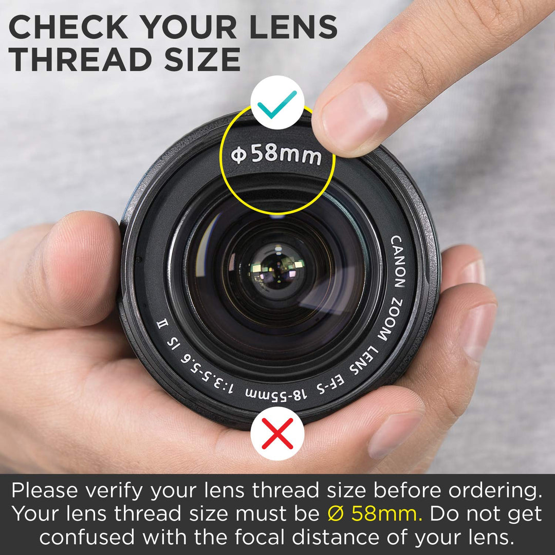 52MM 0.35x HD Fisheye Nikon Wide Angle Lens (w/Macro Portion) for Lenses of DSLR Cameras D5500 D5300 D5200 D5100 D3500 D3400 D3300 D3200 D3100 D3000 - Wide Angle Lens Nikon Mount