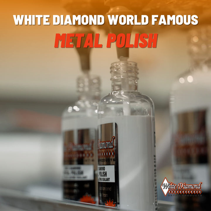 Metal Polish with Long Lasting Sealant, 12 fl oz is a Cleaner, Polisher and protectant All in one. Removes Oxidation and Discoloration from Aluminum, Brass, Chrome and More