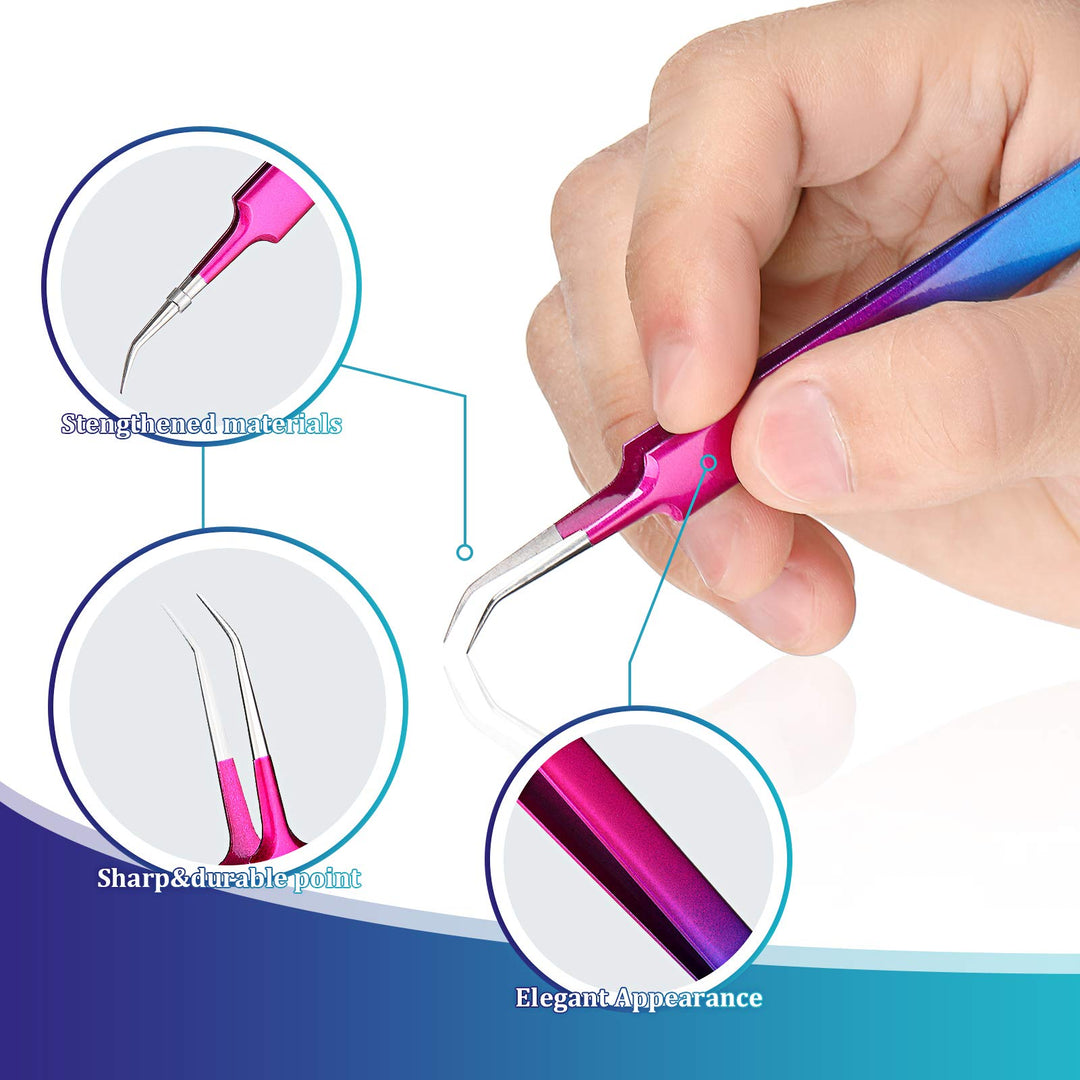 8 Pieces Pin Pen Weeding Tool, Craft Vinyl Weeding Tool Kit, Includes Air Release Pen, Vinyl Squeegee, Vinyl Tweezers Weeders for Lettering, Cutting, Splicing