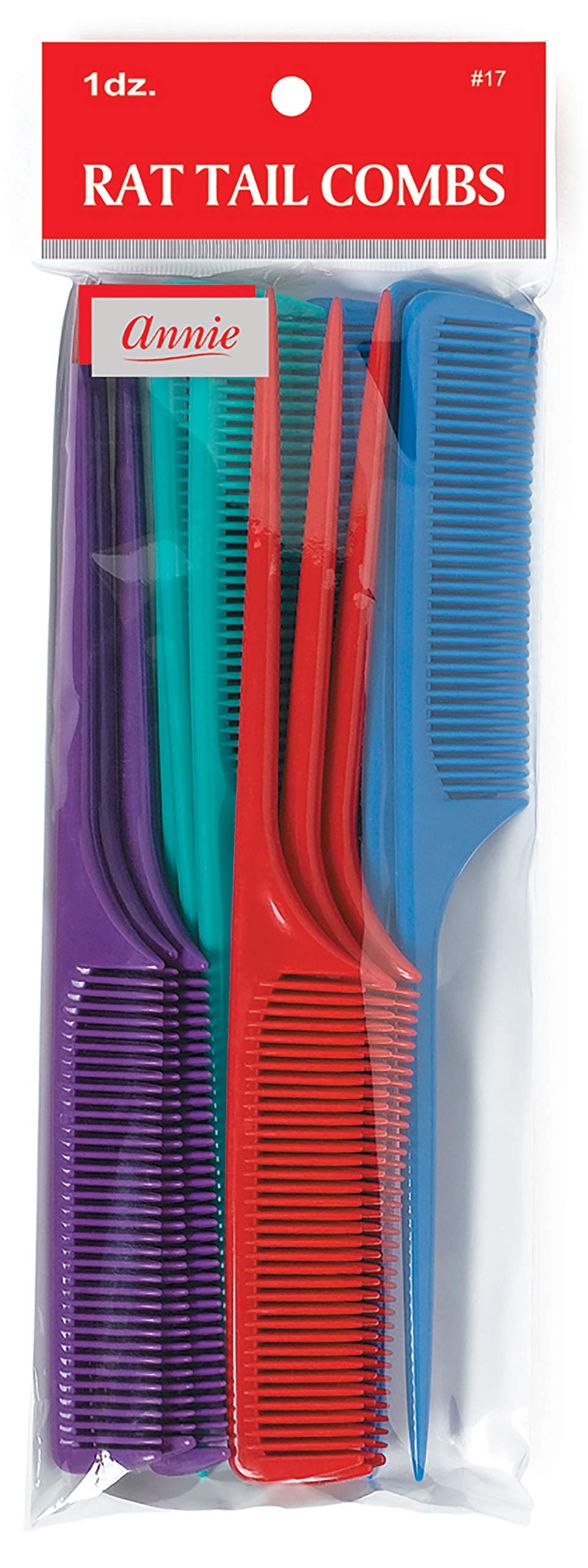 Rat Tail Comb Set, 12 Count