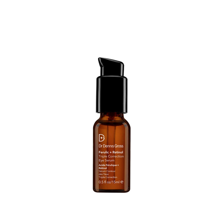 Ferulic + Retinol Triple Correction Eye Serum: for Wrinkles, Loss of Elasticity, and Rough Texture, 0.5 fl oz