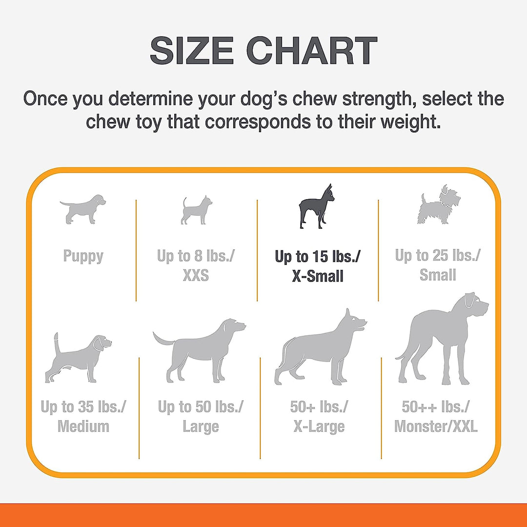 Power Chew Classic Bone Chew Toy for Dogs, Durable Dog Toys for Aggressive Chewers, Chicken Flavor, X-Small/Petite - Up to 15 lbs. (1 Count)