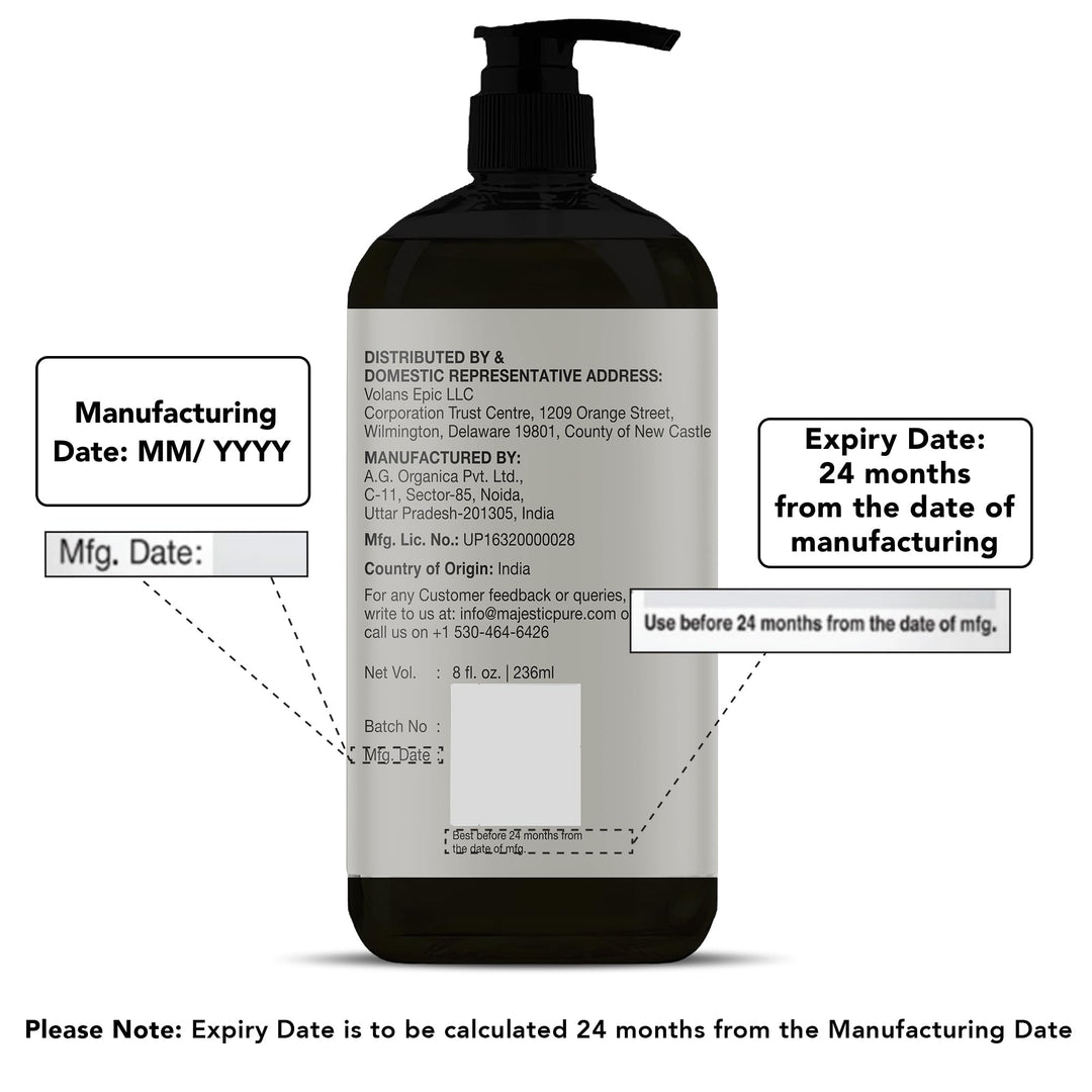 Lavender Massage Oil - Hydrating, Calming, Warming, Relaxing & Rejuvenating Body Oil - Premium Grade, Made with Natural Oils - Skin Care for Men and Women - Made in USA - 8 fl oz