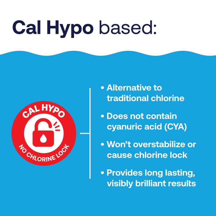 52037R Pool Care Shock Advanced, Swimming Pool Chemical - Cal Hypo Formula, Prevents Bacteria & Algae, Restores Crystal Clear Water - Shock Treatment, 1lb (12 Pack)