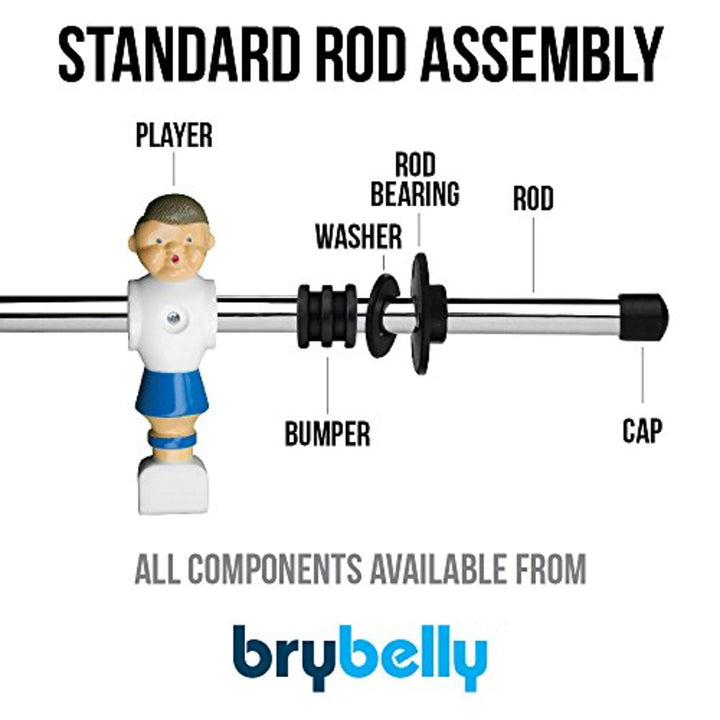 Universal Rod Bearings for Standard Foosball Tables (Pack of 16)