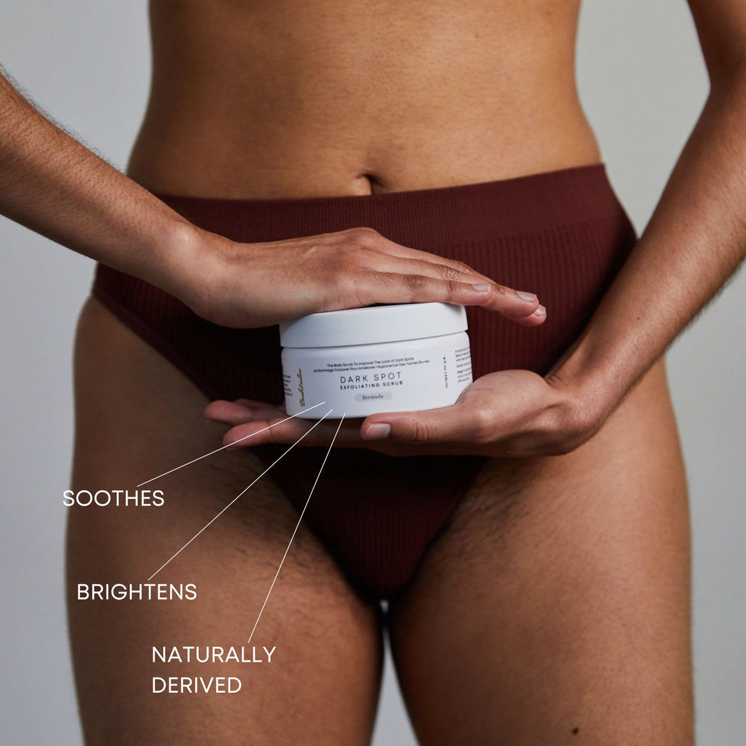 Dark Spot Exfoliating Scrub - Natural Body Scrub Exfoliant to Hydrated, Soften and Enhance Glow in Skin - Bermuda 236 ml