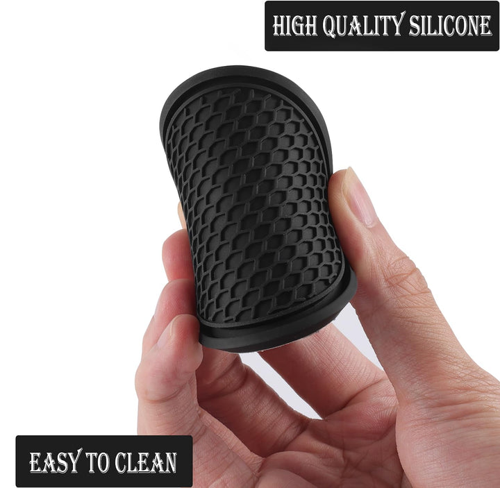 Car Cup Coaster, 4PCS Universal Non-Slip Cup Holders Embedded in Ornaments Coaster, Car Interior Accessories, Black