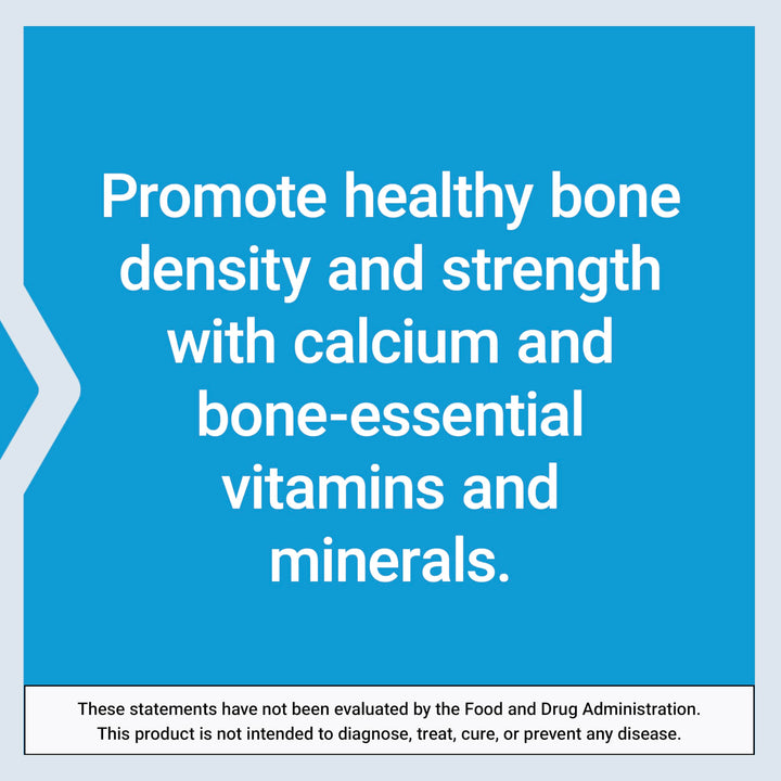 Bone Restore + Vitamin K2 Vitamins & Minerals Maintain Bone Health & Strength - Fortifying Nutrients Calcium, D3 & Important Bone Building Minerals - Non-GMO, Gluten-Free -120 Capsules