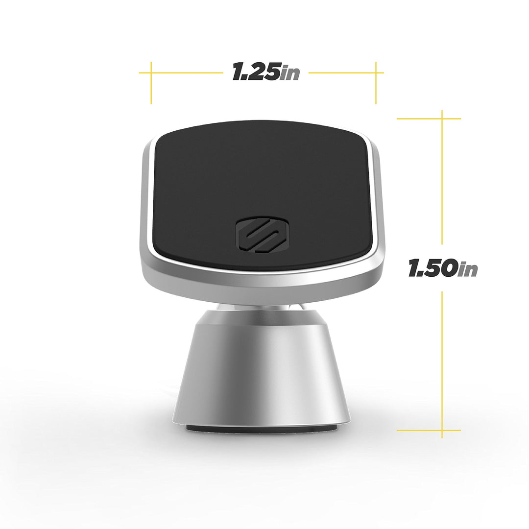 MEDSR MagicMount Elite Universal Magnetic Dash Mount for Mobile Devices, Silver
