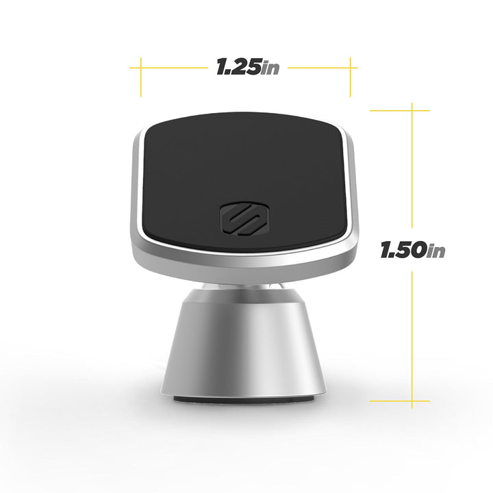 MEDSR MagicMount Elite Universal Magnetic Dash Mount for Mobile Devices, Silver
