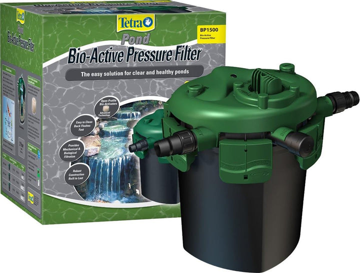 Pond Bio-Active Pressure Filter, For Ponds Up to 1500 Gallons