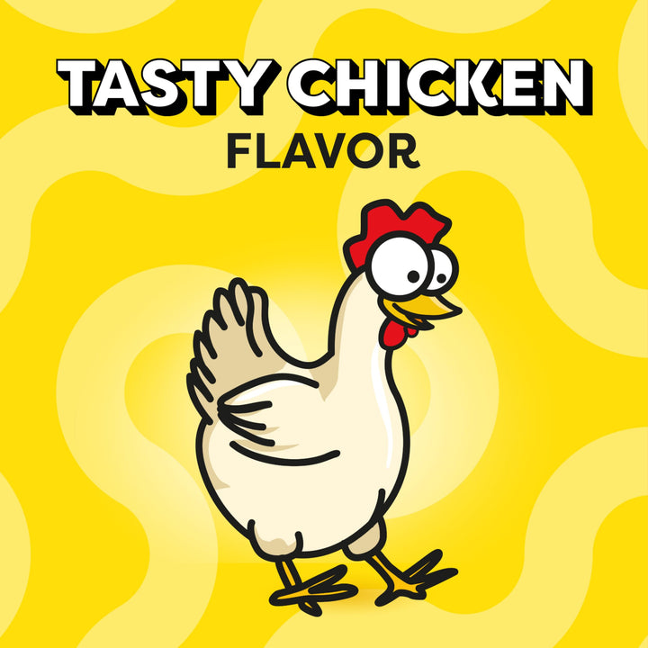 Classic Crunchy and Soft Cat Treats Tasty Chicken Flavor, 30 oz. Tub