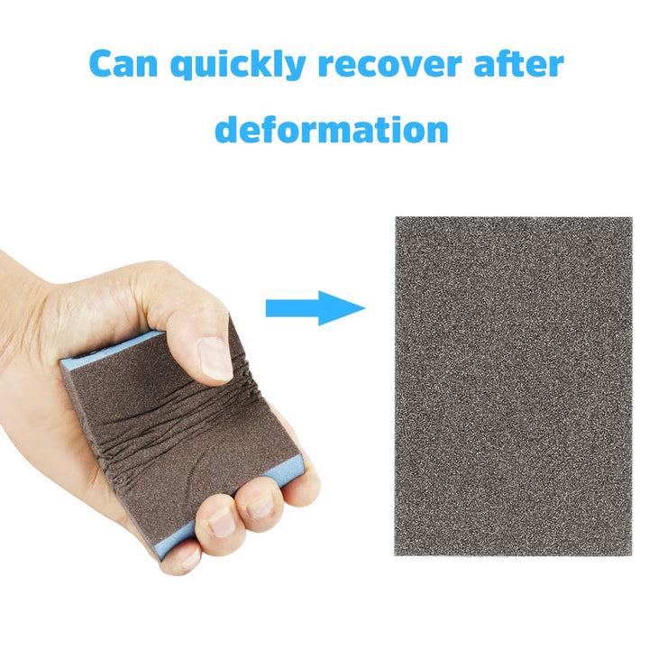 Sanding Sponges 4 Pack Wet and Dry Dual-use, Coarse and Fine Sanding Blocks - 60/100/180/220 Grits 4 Different Specifications, Washable and Reusable, Ideal for Wood Metal Wall Polish