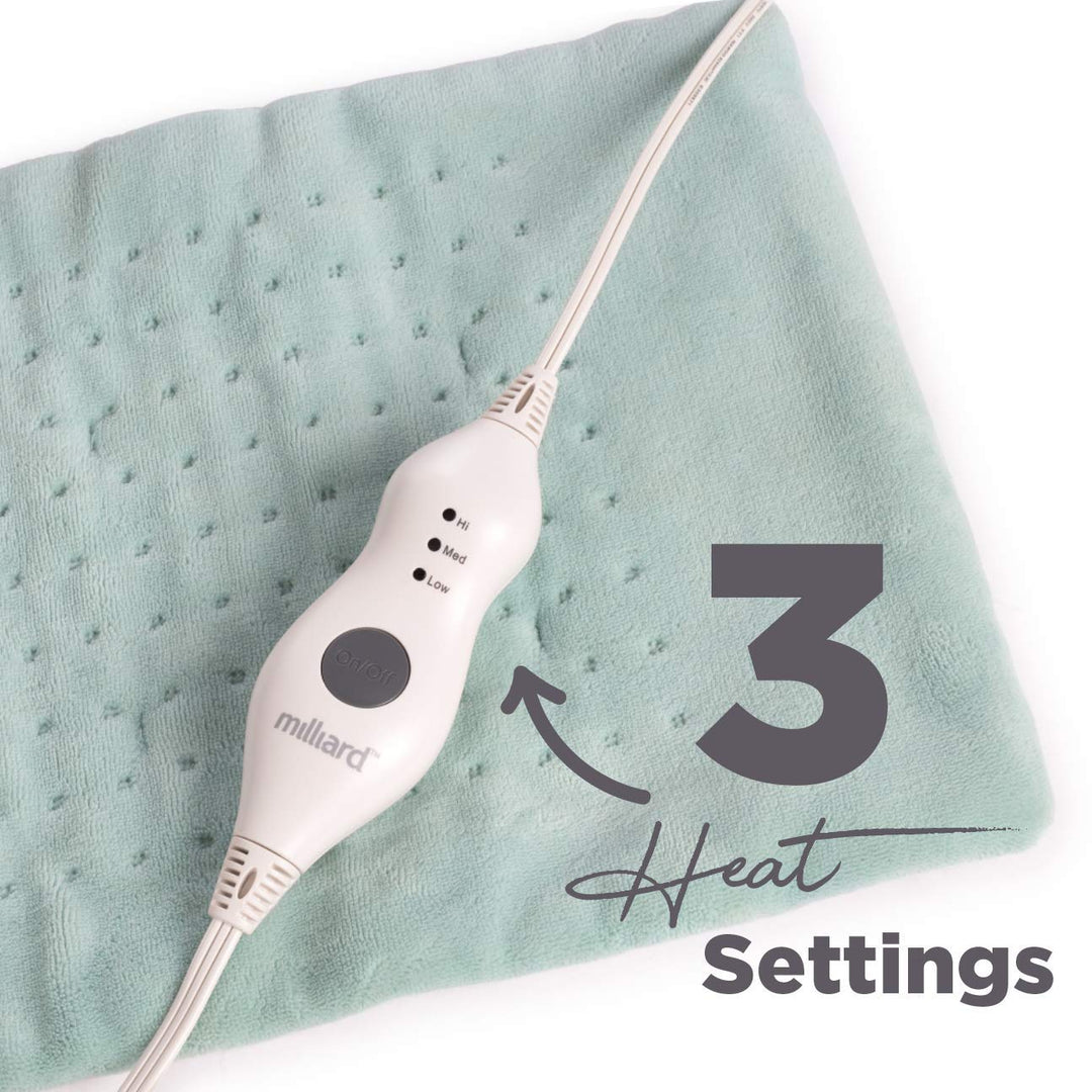 Electric Heating Pad – Heat Pad for Back Pain Relief, Neck and Shoulders, and Cramps - 12 x 24 (King Size)