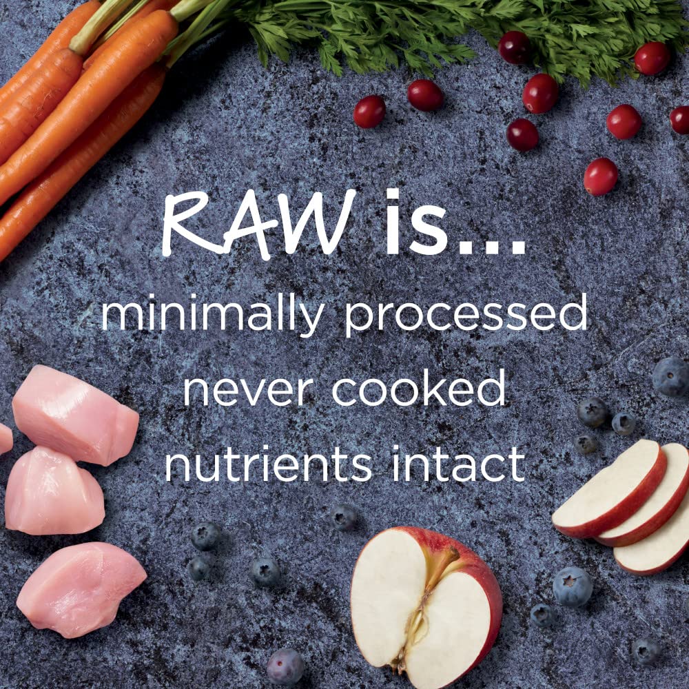 Raw Boost, Natural Dry Dog Food with Freeze Dried Pieces, High Protein, Grain Free Recipe - Real Chicken, 4 lb. Bag