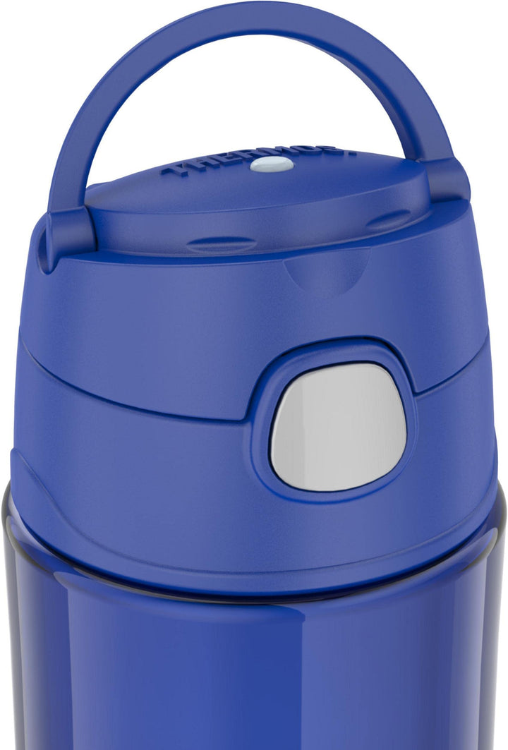 FUNTAINER 16 Ounce Plastic Hydration Bottle with Spout, Blueberry