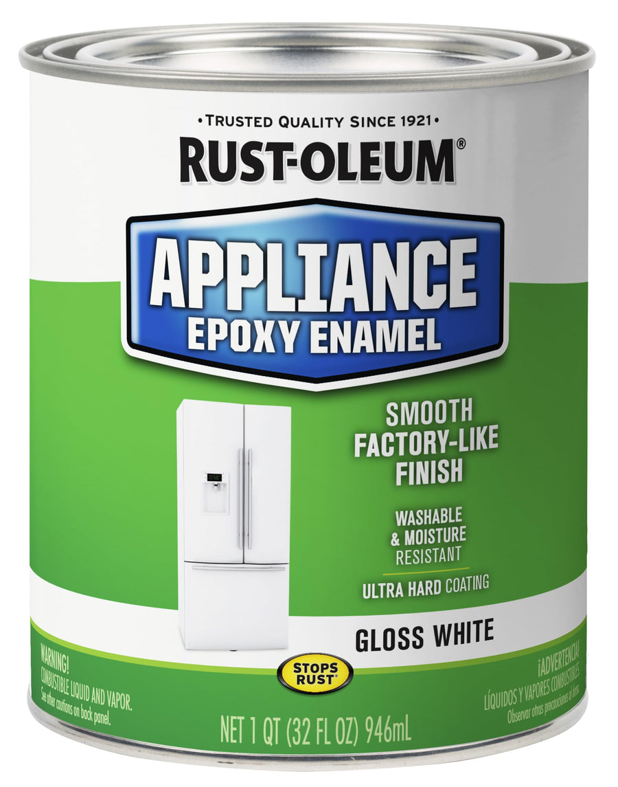 241168 Specialty Appliance Epoxy Paint, Quart, Gloss White 32 Fl Oz (Pack of 1)
