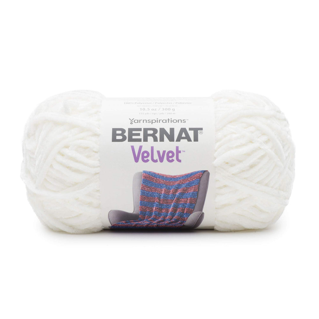 Velvet Yarn, 10.5 oz, White