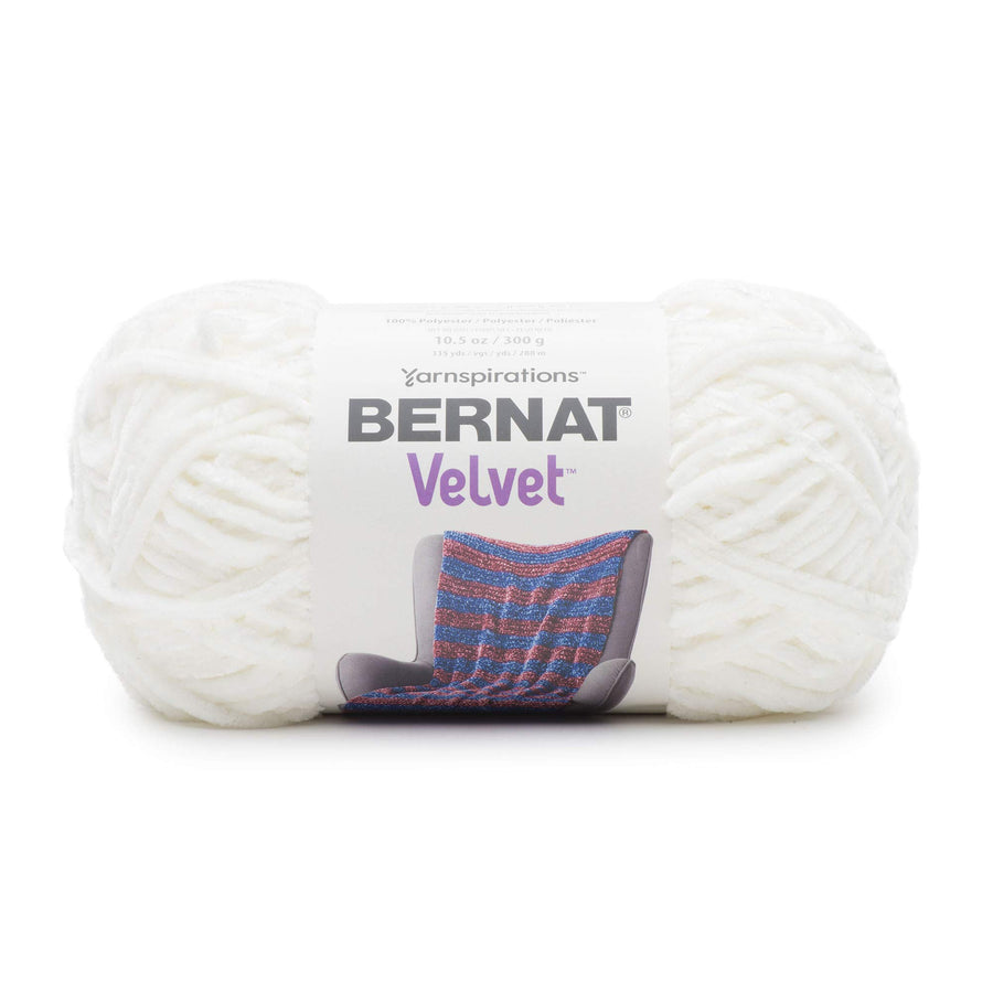 Velvet Yarn, 10.5 oz, White