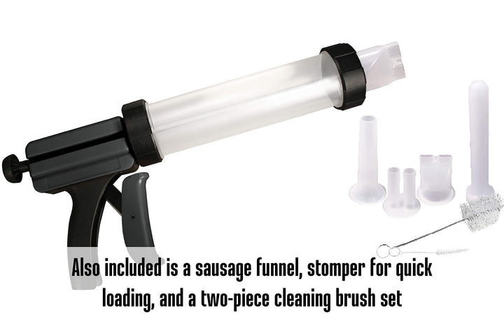 Weston 37-0211-W The Original Jerky Gun Junior, White/Orange