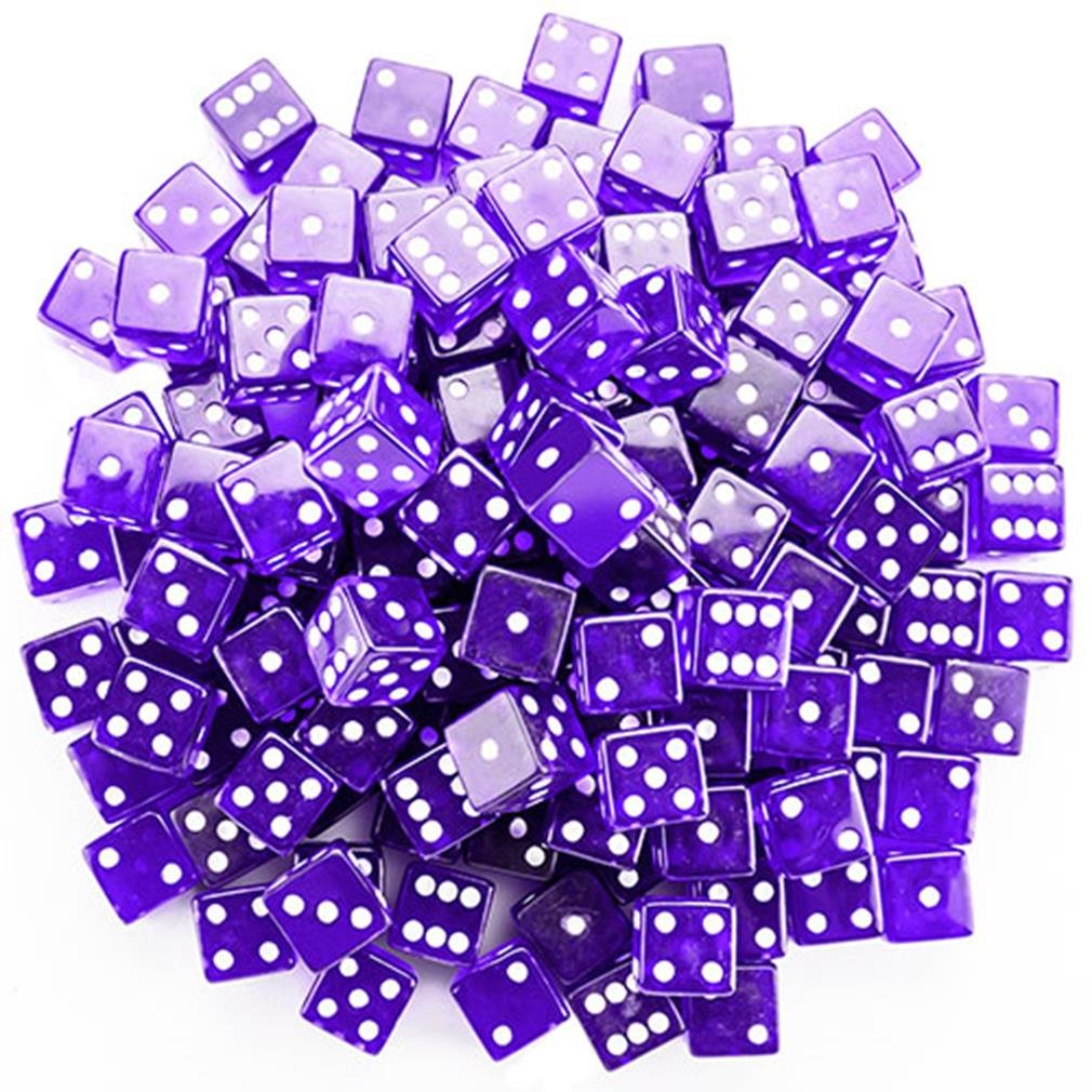 100 Count 19mm Dice (Blue)