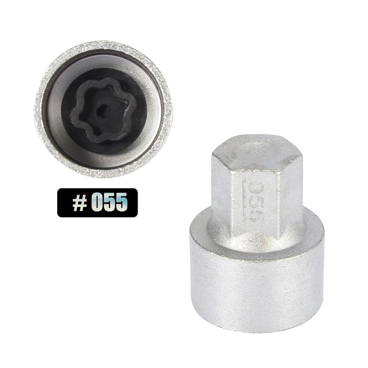 055 Car Wheel Lock Lug Nut Anti Theft Lug Nut Screw Removal Socket Key Wheel Lock Key for BMW 3 5 7 Series