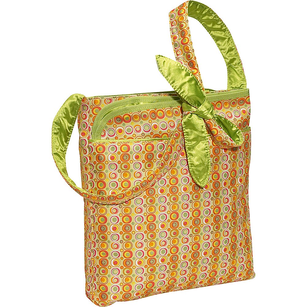 Limited Edition Be Light Everyday Lightweight Zippered Tote Bag, Midnight Posy