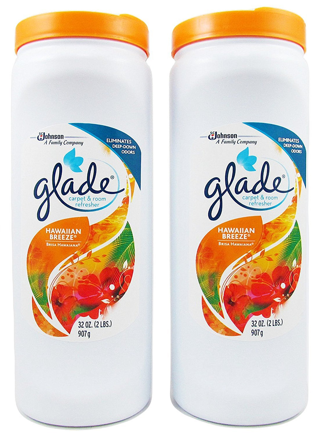 Orange - Hawaiian Breeze , Pack of 2