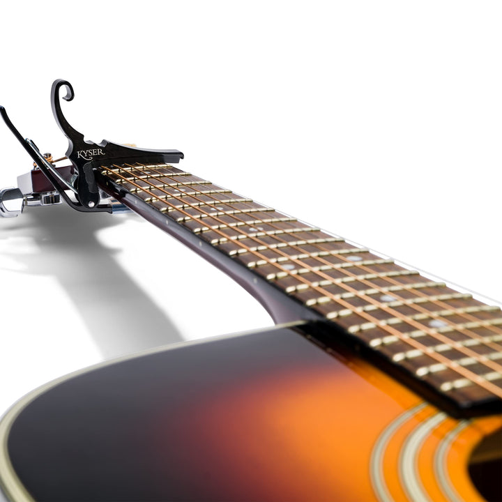 Quick-Change Capo for 6-string acoustic guitars, Black, KG6B