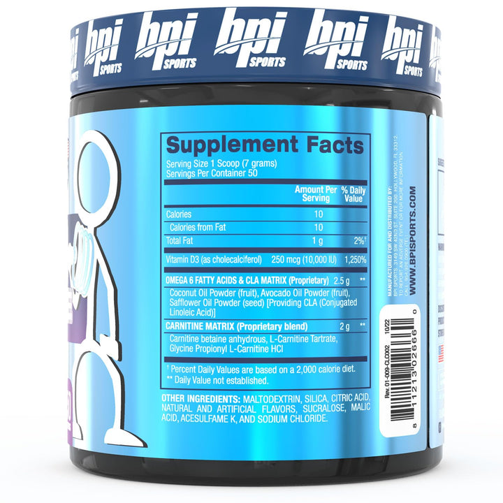 CLA + Carnitine – Conjugated Linoleic Acid – Weight Loss Formula – Metabolism, Performance, Lean Muscle – Caffeine Free – For Men & Women – Snow Cone – 50 servings – 12.34 oz.