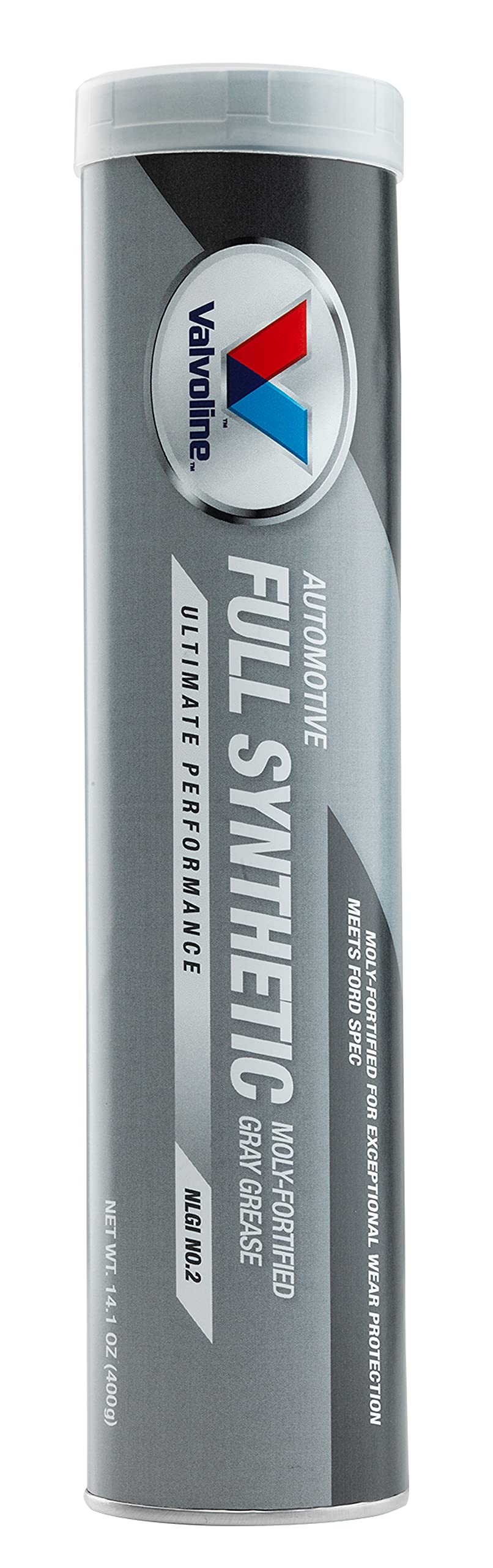 Moly-Fortified Gray Full Synthetic Grease 14.1 OZ Cartridge