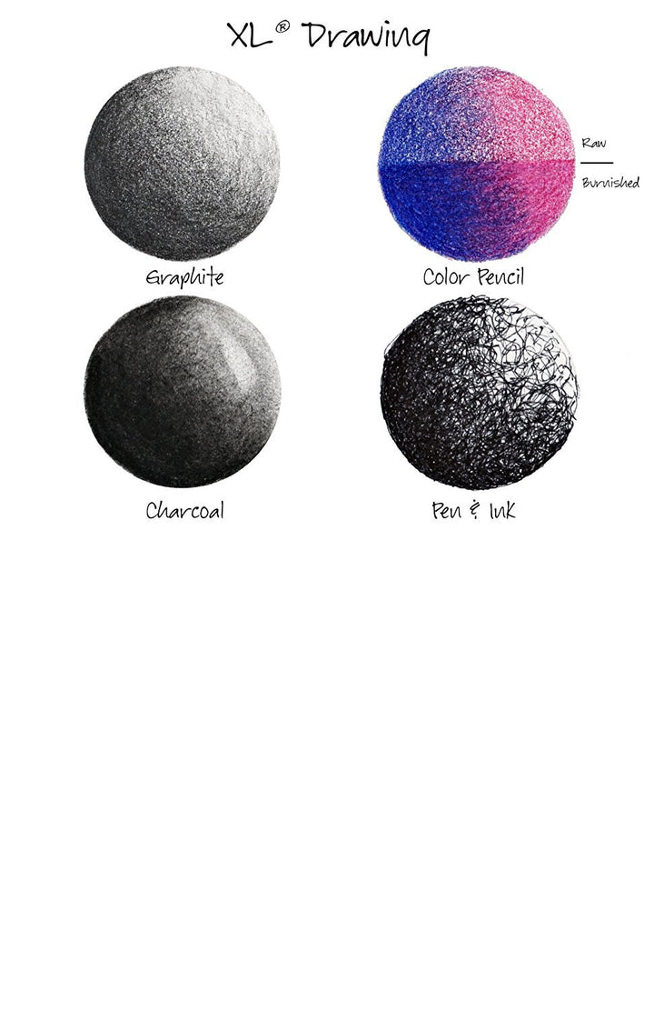 XL Series Drawing Paper, Wirebound Pad, 5.5x8.5 inches, 60 Sheets (70lb/114g) - Artist Paper for Adults and Students - Charcoal, Colored Pencil, Ink, Pastel, Marker