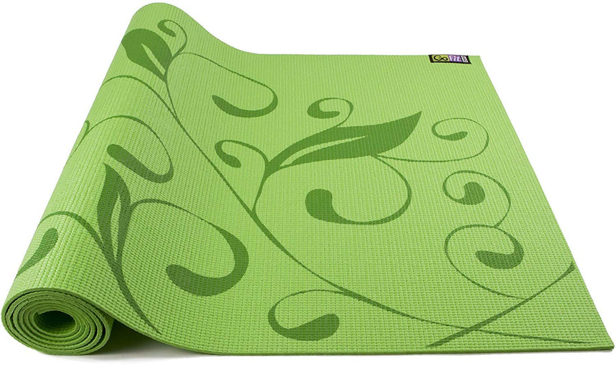 Printed Yoga Mat - Green,GOFGFPYMGRN