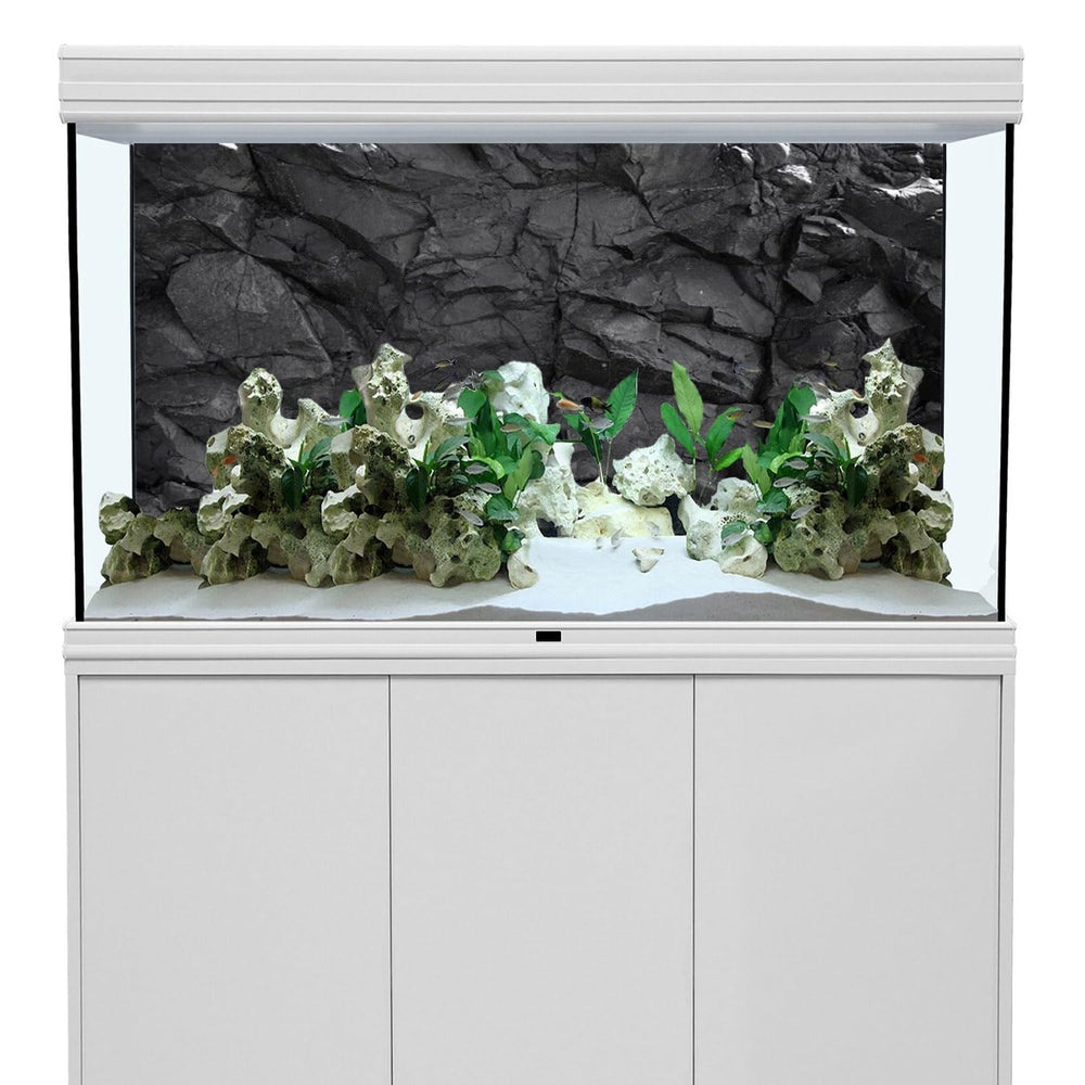48x18 inches Stone Aquarium Background Rock Fish Tank Background Rocky Terrarium Background Polyester Background