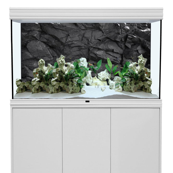 48x18 inches Stone Aquarium Background Rock Fish Tank Background Rocky Terrarium Background Polyester Background