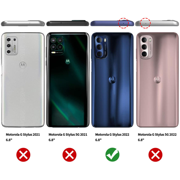 Case for Moto G Stylus 2022 4G, Full Body Flexible Soft TPU Shock-Absorption Protective Motorola G Stylus 2022 Stylish Galaxy Butterfly Case for Women Girls Men