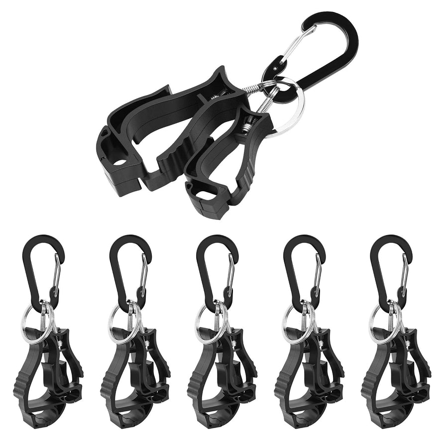6 Pieces glove clips for work Glove Holder Clip, Construction Worker for Glasses Helmets Glove Grabber Clip, Golf glove holder for duty belt.