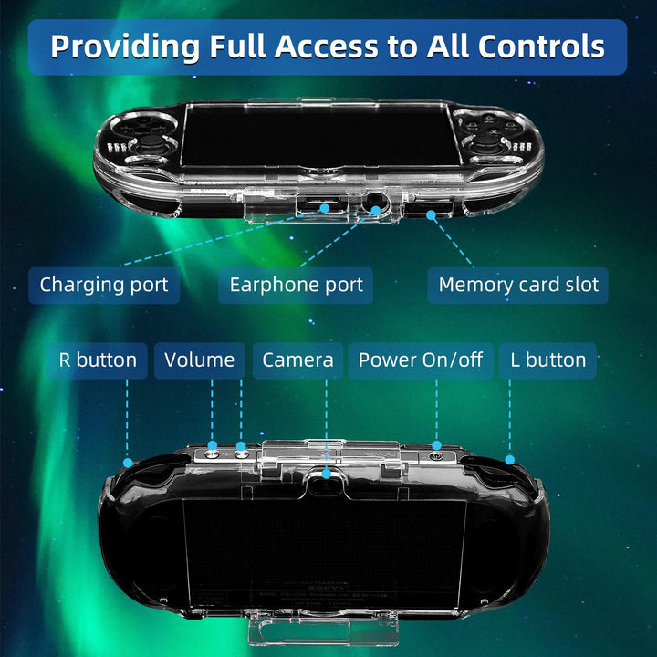 Protective Clear Crystal Hard Carry Guard Case Cover Skin for Sony PS Vita PSV 1000 PCH-1000