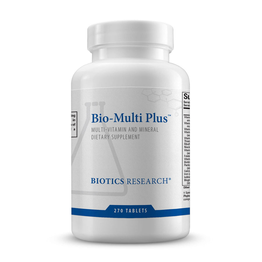 Bio-Multi Plus - Robust Foundational Multivitamin/Mineral Formula, Contains Plant-Based Trace Minerals 270 Tablets